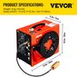 Kaasukäyttöinen PCP-kompressori Vevor, 350W, 4500 PSI hinta ja tiedot | Kompressorit | hobbyhall.fi