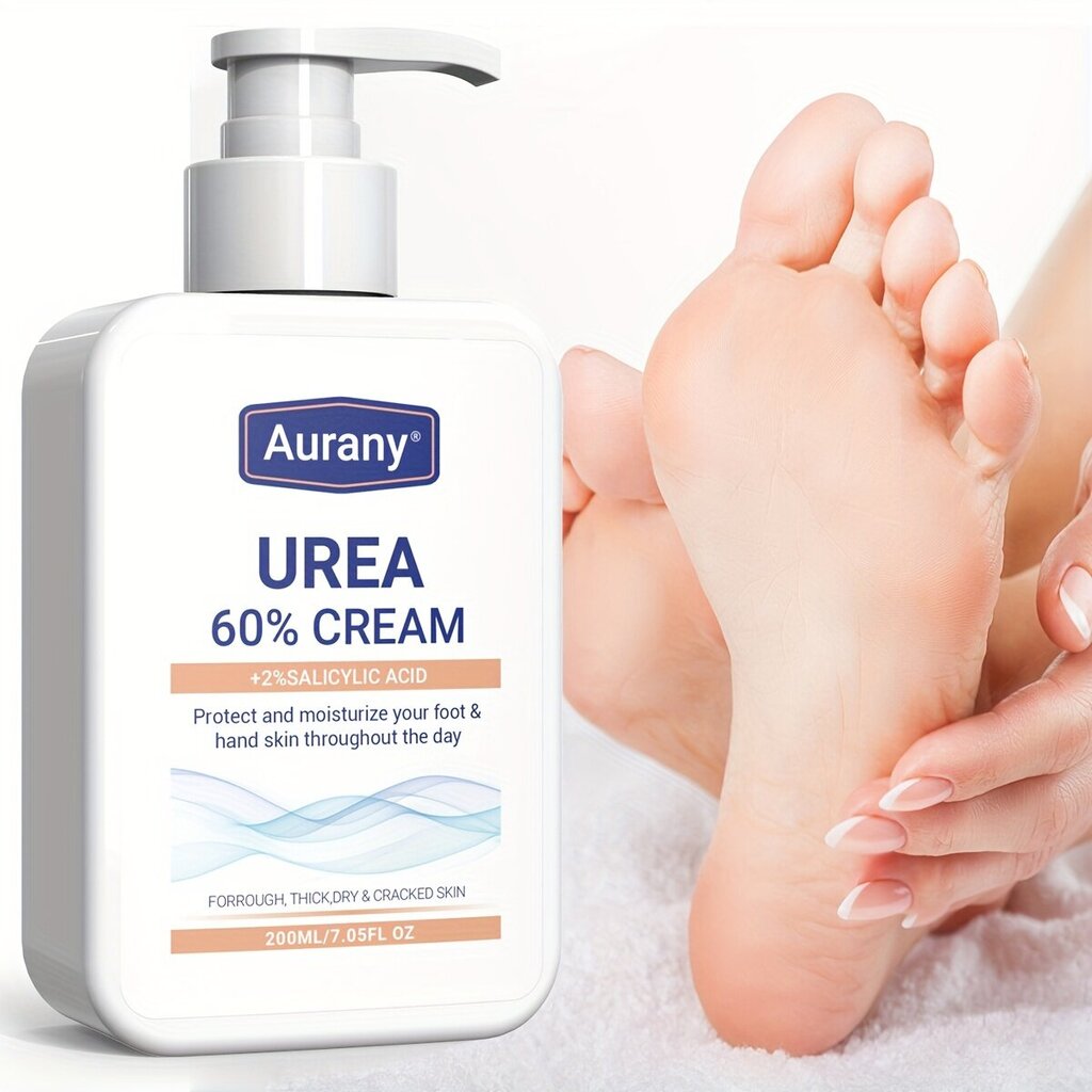 Aurany Urea 60% Cream, ureavoide, 200ml hinta ja tiedot | Vartalovoiteet ja -emulsiot | hobbyhall.fi