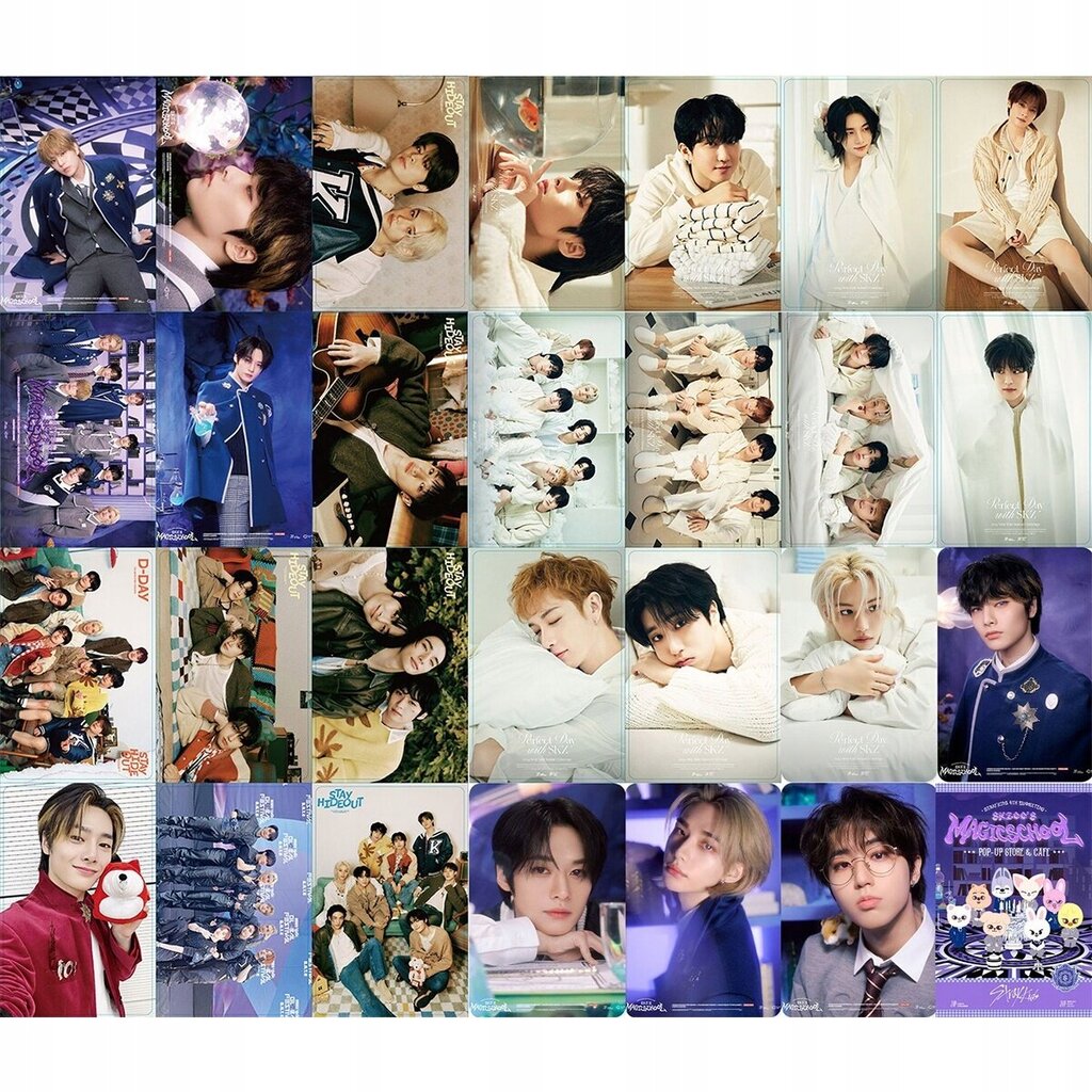 Kortit Kpop Stray Kids 55 kpl hinta ja tiedot | Kirjekuoret ja postikortit | hobbyhall.fi