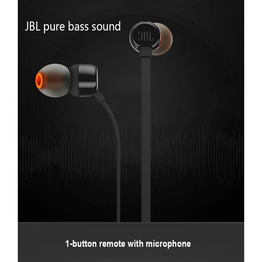 Johdolliset kuulokkeet JBL TUNE 110 3,5 mm T110 hinta ja tiedot | Mikrofonit | hobbyhall.fi