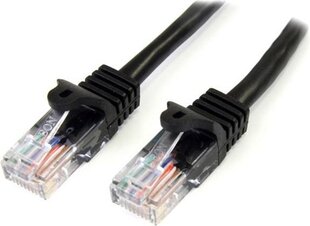 Startech 45PAT1MBK, RJ-45, 1 m hinta ja tiedot | Kaapelit ja adapterit | hobbyhall.fi