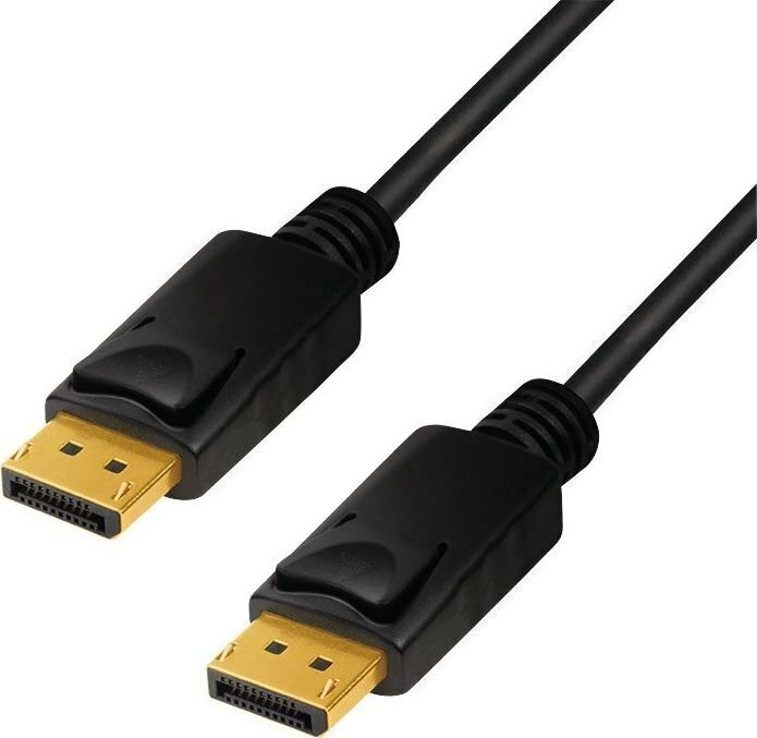 Kaapeli Techly DisplayPort 1.4 8K 2m musta, DP-DP M/M hinta ja tiedot | Kaapelit ja adapterit | hobbyhall.fi