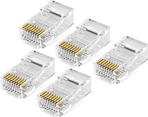 Ugreen NW110 verkkokaapeliliittimet RJ45, 8P/8C, Cat.5/5e, UTP, 50 kpl. hinta ja tiedot | Kaapelit ja adapterit | hobbyhall.fi