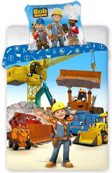 Lasten vuodevaatteet Bob the Builder 100x135, 2 osaa