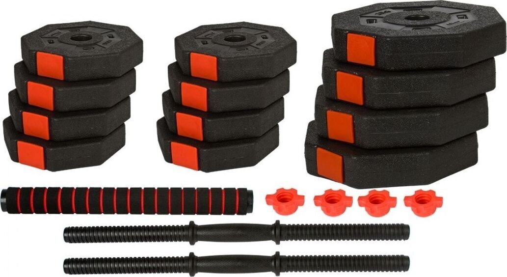 Säädettävät painot Eb Fit, 2x10 kg hinta ja tiedot | Käsipainot, kahvakuulat ja voimaharjoittelu | hobbyhall.fi