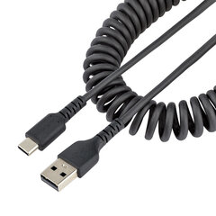 USB A - USB C -kaapeli Startech R2ACC-50C-USB-KAAPELI Musta 50 cm hinta ja tiedot | Kaapelit ja adapterit | hobbyhall.fi