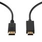 Ewent EC1430, HDMI/DP, 1,8 m hinta ja tiedot | Kaapelit ja adapterit | hobbyhall.fi