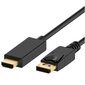 Ewent EC1430, HDMI/DP, 1,8 m hinta ja tiedot | Kaapelit ja adapterit | hobbyhall.fi