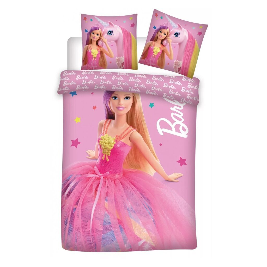 BrandMac lasten vuodevaatteet setti Barbie, 100x135, 2 osaa hinta ja tiedot | Vuodevaatteet lapsille | hobbyhall.fi