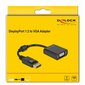 Delock 61006, DP/VGA, 15 cm hinta ja tiedot | Kaapelit ja adapterit | hobbyhall.fi