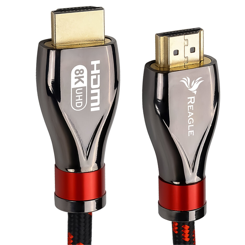 Reagle HDMI 2.1, 2m hinta ja tiedot | Kaapelit ja adapterit | hobbyhall.fi