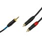 SSQ minijakki - 2x rca, 1 m hinta ja tiedot | Kaapelit ja adapterit | hobbyhall.fi