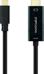 Nanokaapeli USB-C/HDMI, 1,8 m hinta ja tiedot | Kaapelit ja adapterit | hobbyhall.fi