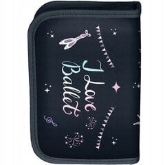 Koulukynä Paso Ballerina PP23BN-P001BW, 19,5x13x3,5 cm hinta ja tiedot | Penaalit | hobbyhall.fi