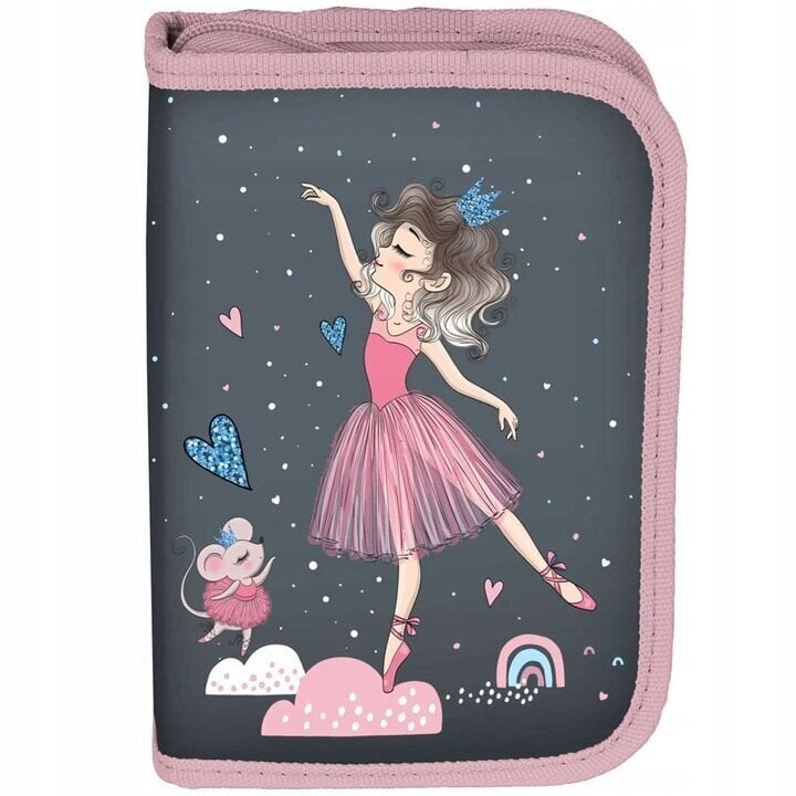 Koulukynä Paso Ballet PP23BA-P001BW, 19,5x13x3,5 cm hinta ja tiedot | Penaalit | hobbyhall.fi