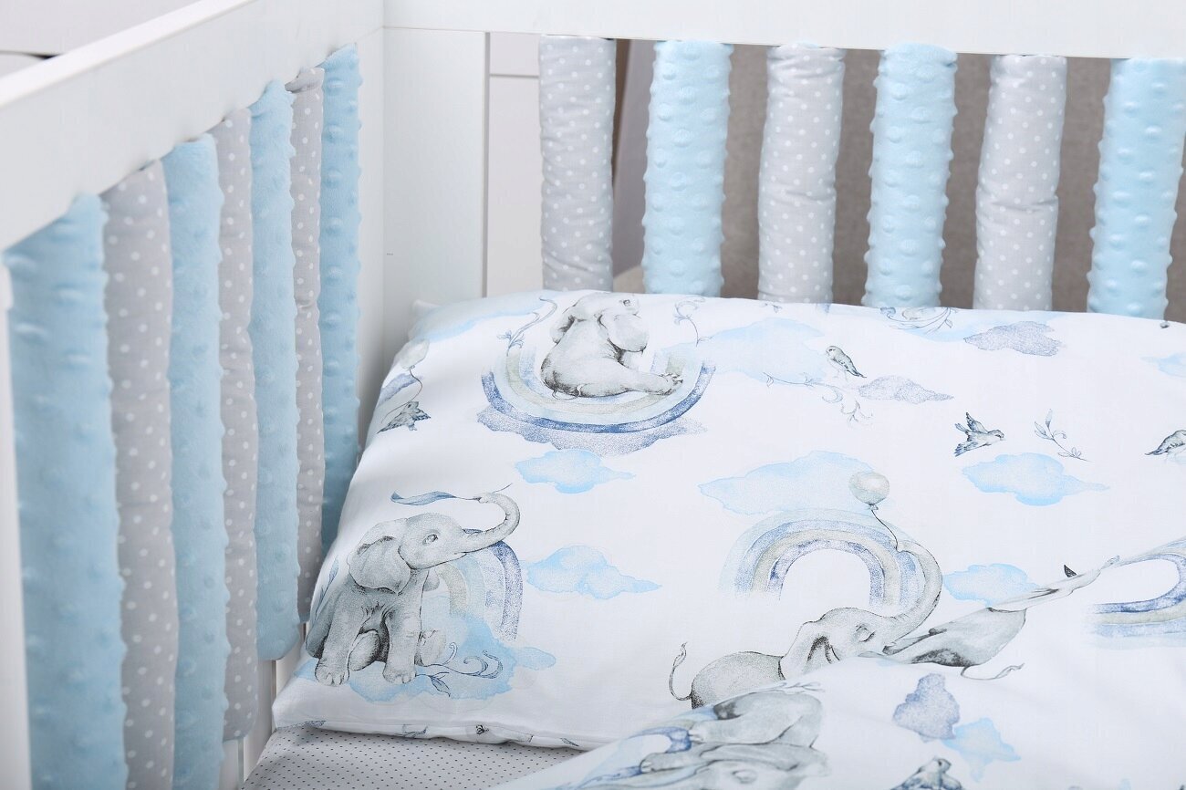 Babymam lasten vuodevaatteet setti Elephant dream, 135x100, 2 osaa hinta ja tiedot | Vuodevaatteet lapsille | hobbyhall.fi