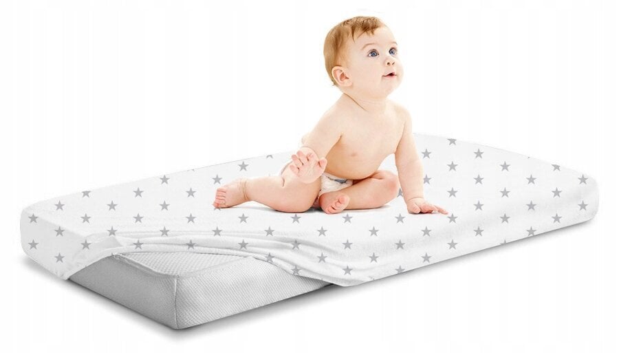 Babymam lasten lakana kuminauhalla, 120x60 cm hinta ja tiedot | Vuodevaatteet lapsille | hobbyhall.fi