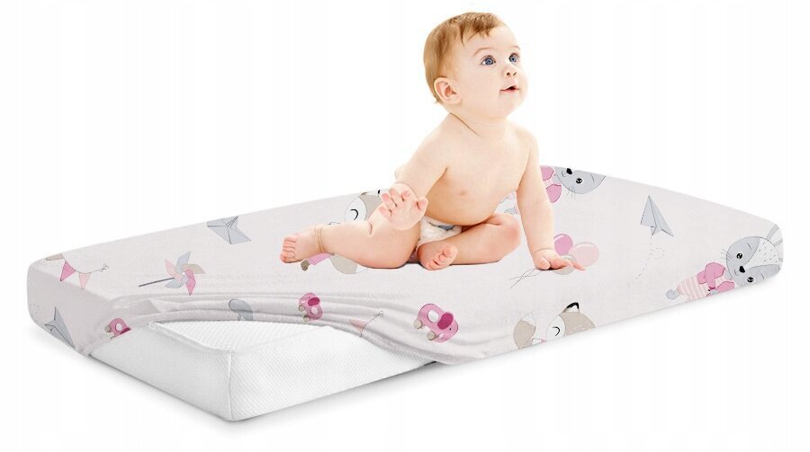 Babymam lasten lakana kuminauhalla, 120x60 cm hinta ja tiedot | Vuodevaatteet lapsille | hobbyhall.fi