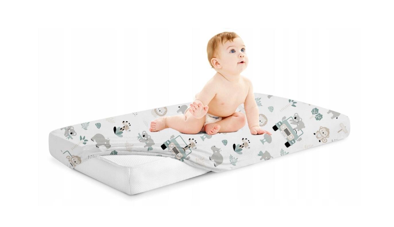 Babymam lasten lakana kuminauhalla, 120x60 cm hinta ja tiedot | Vuodevaatteet lapsille | hobbyhall.fi