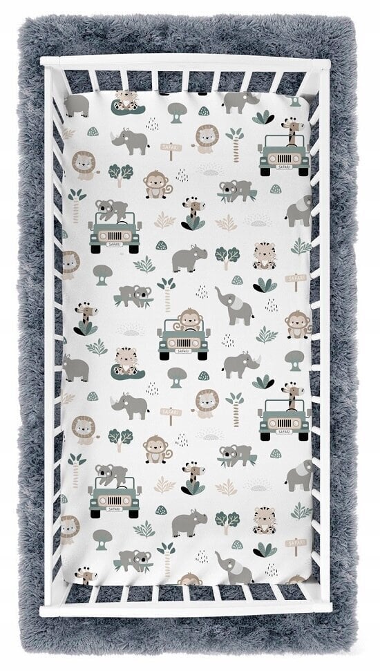 Babymam lasten lakana kuminauhalla, 120x60 cm hinta ja tiedot | Vuodevaatteet lapsille | hobbyhall.fi