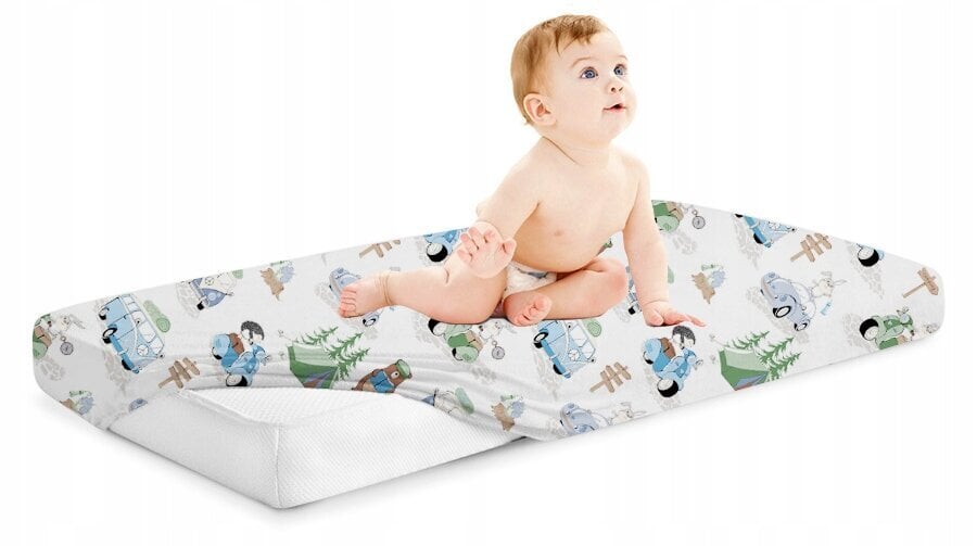 Babymam lasten lakana kuminauhalla, 120x60 cm hinta ja tiedot | Vuodevaatteet lapsille | hobbyhall.fi