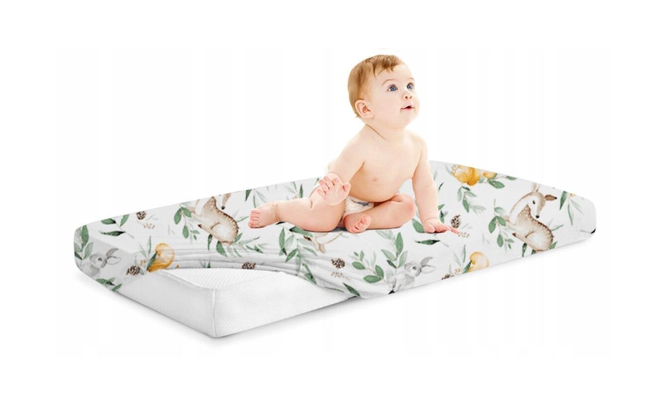 Babymam lasten lakana kuminauhalla, 120x60 cm hinta ja tiedot | Vuodevaatteet lapsille | hobbyhall.fi