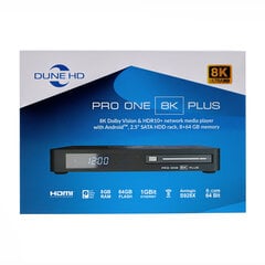 Dune HD ProOne8KPlus hinta ja tiedot | Mediasoittimet ja -tarvikkeet | hobbyhall.fi