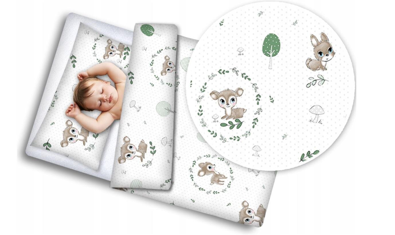 Babymam lasten vuodevaatteet setti, 120x90, 3 osaa hinta ja tiedot | Vuodevaatteet lapsille | hobbyhall.fi