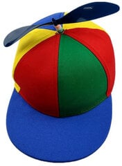 Rainbow baseball-lippis tuulimyllypotkurilla hinta ja tiedot | Naisten päähineet | hobbyhall.fi