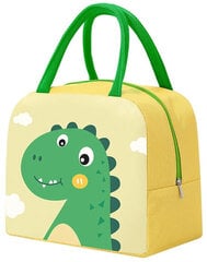 Lämpölounaspussi LUNCH BOX keltainen dinosaurus hinta ja tiedot | Urheilukassit ja reput | hobbyhall.fi