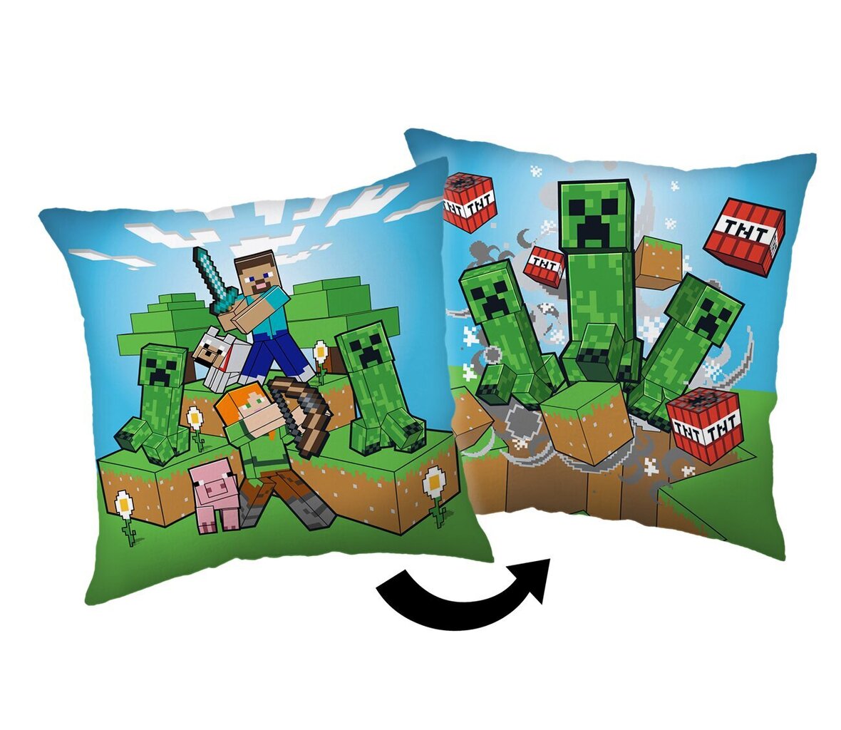 Jerry Fabrics koristetyyny Minecraft hinta ja tiedot | Koristetyynyt ja tyynynpäälliset | hobbyhall.fi