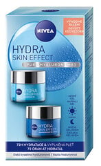 Nivea HydraSkin Duopack: päivävoide, 50 ml + yövoide, 50 ml hinta ja tiedot | Kasvovoiteet | hobbyhall.fi