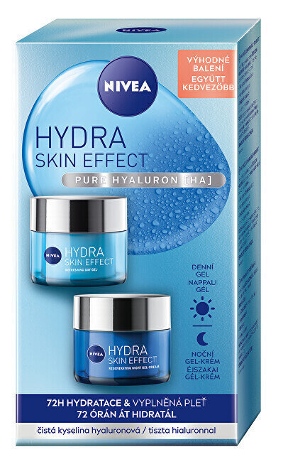 Nivea HydraSkin Duopack: päivävoide, 50 ml + yövoide, 50 ml hinta ja tiedot | Kasvovoiteet | hobbyhall.fi