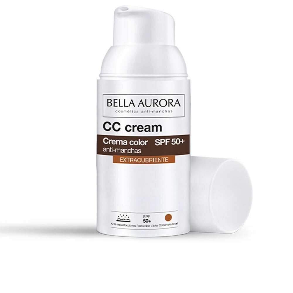 CC Cream Bella Aurora Spf 50+ Suoja (30 ml) hinta ja tiedot | Kasvovoiteet | hobbyhall.fi