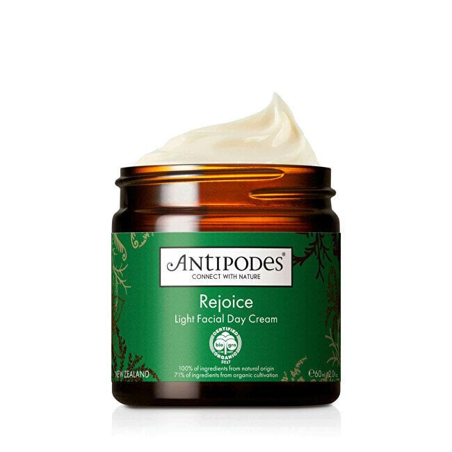 Veido kremas Antipodes Rejoice Light Facial Day Cream, 60 ml hinta ja tiedot | Kasvovoiteet | hobbyhall.fi