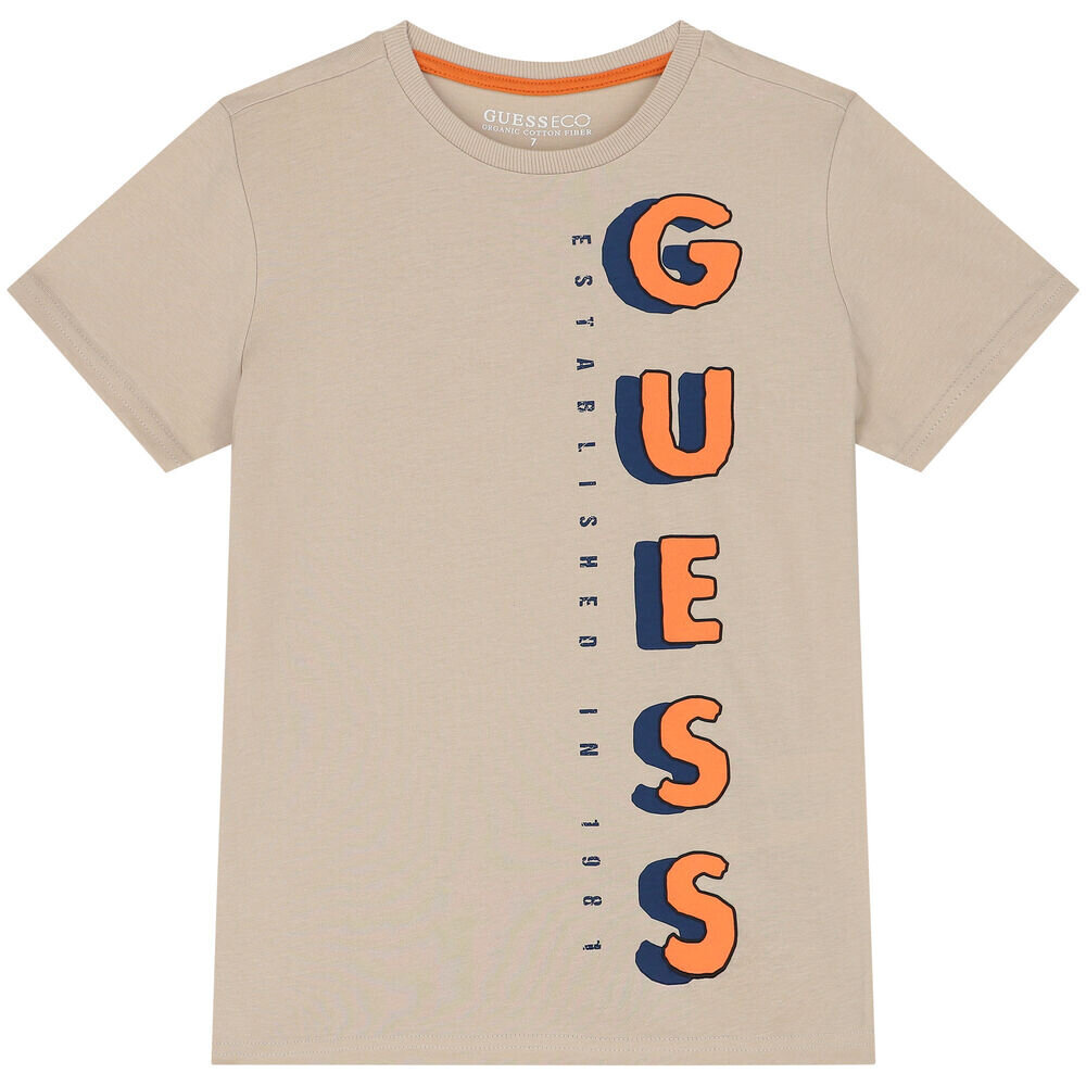 Guess lasten T-paita L3GI00K8HM0-A11C beige hinta ja tiedot | Tyttöjen paidat | hobbyhall.fi