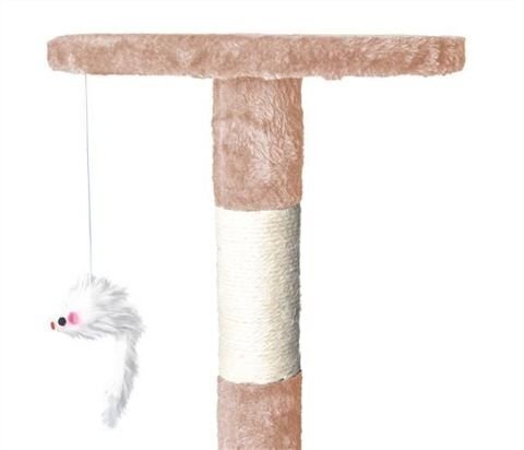 Kissatalo Alba Beige, 118 cm. hinta ja tiedot | Raapimispuut ja kiipeilypuut | hobbyhall.fi