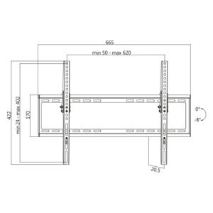 LogiLink BP0039 37-70" hinta ja tiedot | TV-seinätelineet | hobbyhall.fi