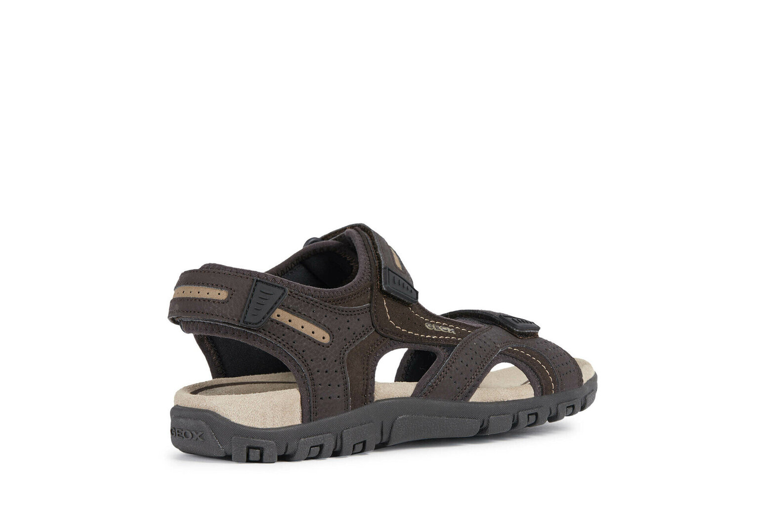 Miesten sandaalit Geox Uomo Sandal Strada, ruskea hinta ja tiedot | Miesten sandaalit ja tossut | hobbyhall.fi