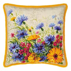 Kirjontasarja Riolis 1413 Cushion. Villi niitty hinta ja tiedot | Kirjontatarvikkeet | hobbyhall.fi