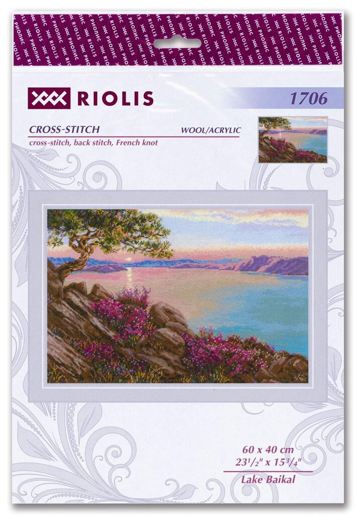 Kirjontasarja Riolis 1706 Baikaljärvi hinta ja tiedot | Kirjontatarvikkeet | hobbyhall.fi