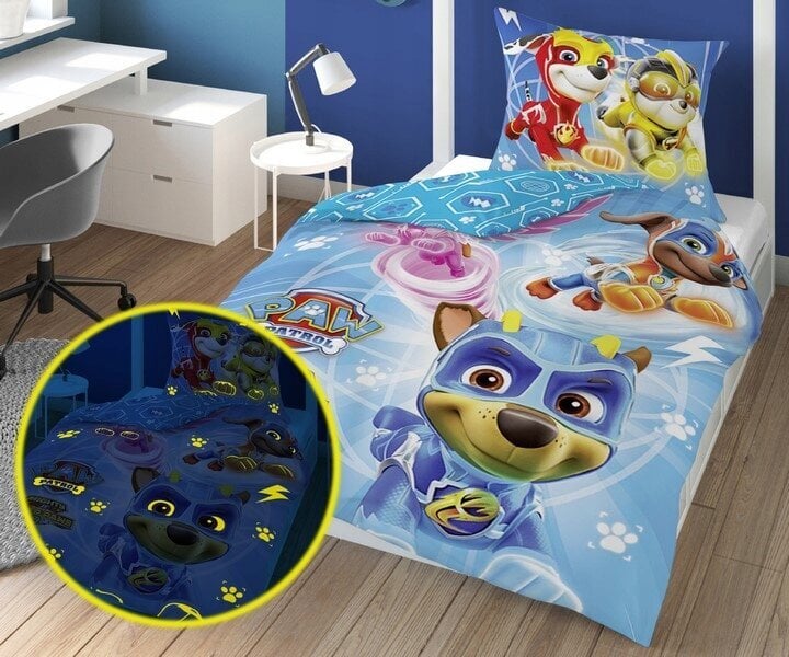 Vuodevaatteet Detexpol Paw Patrol 13 140 x 200 cm hinta ja tiedot | Pussilakanat ja tyynyliinat | hobbyhall.fi