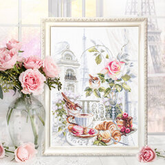 Kirjontasarja Magic Needle "Parisian Morning" 528-558 hinta ja tiedot | Kirjontatarvikkeet | hobbyhall.fi