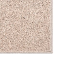 vidaXL Lyhytnukkainen matto 80x150 cm tumma beige hinta ja tiedot | Isot matot | hobbyhall.fi