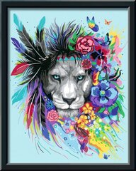 Piirustus numeroiden mukaan Ravensburger CreArt Lion, 24 x 30 cm hinta ja tiedot | Maalaa numeroiden mukaan | hobbyhall.fi