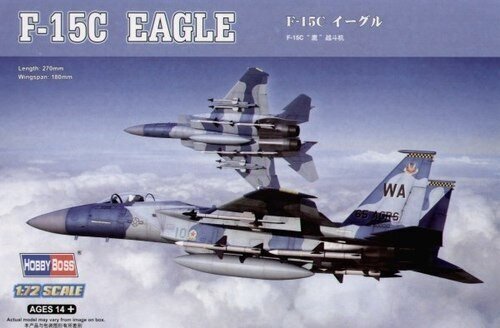 Liimattu malli Hobby Boss F-15C Eagle hinta ja tiedot | Koottavat pienoismallit | hobbyhall.fi