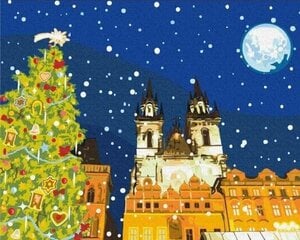 Maalaus numeroilla Twoje Hobby New Year Praha, 40 x 50 cm hinta ja tiedot | Maalaa numeroiden mukaan | hobbyhall.fi