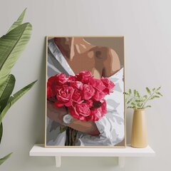 Maalaus numeroilla kehyksessä Oh Art! 40x50 cm hinta ja tiedot | Maalaa numeroiden mukaan | hobbyhall.fi