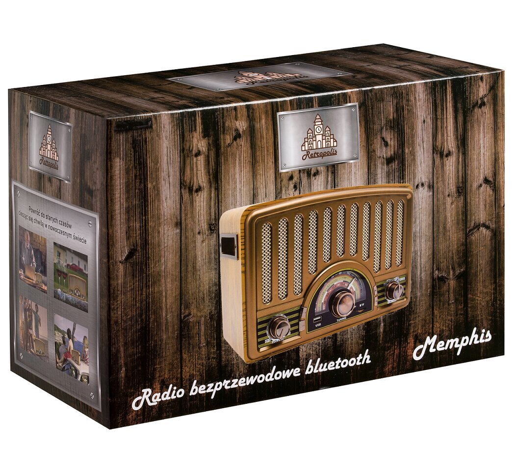 Radio Retropolis Memphis hinta ja tiedot | Kelloradiot ja herätyskellot | hobbyhall.fi