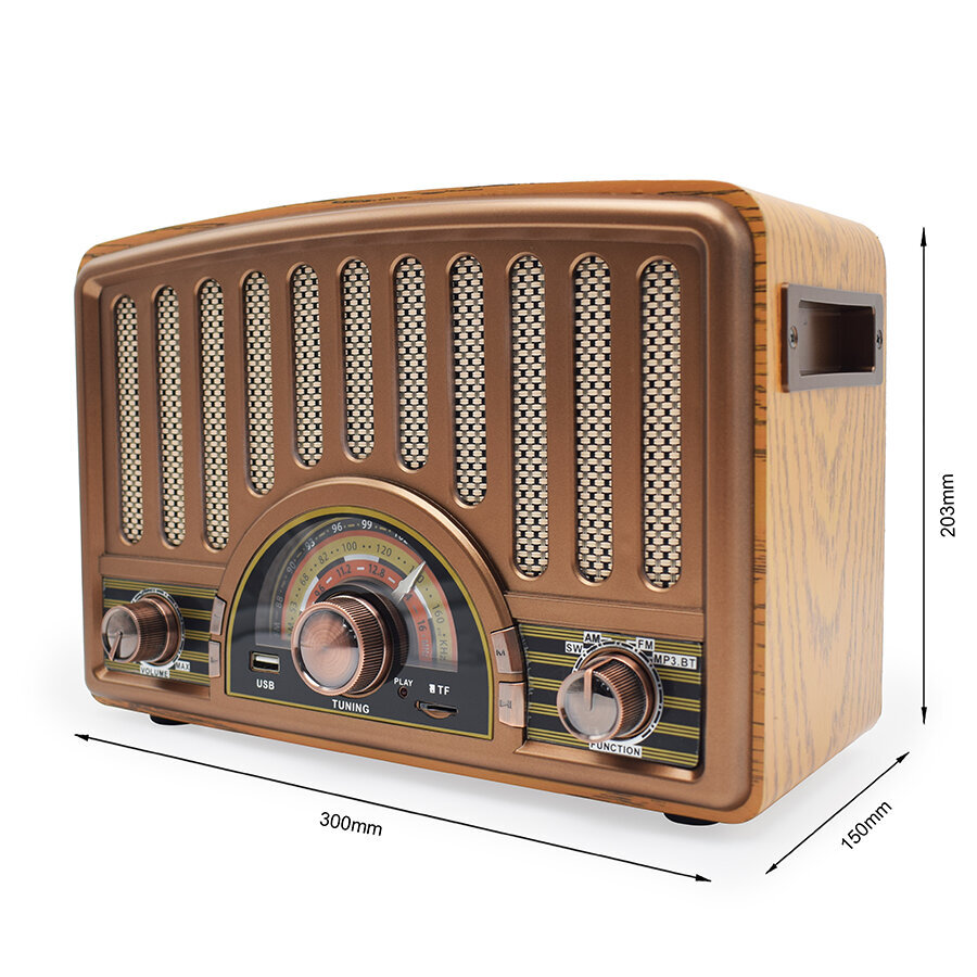 Radio Retropolis Memphis hinta ja tiedot | Kelloradiot ja herätyskellot | hobbyhall.fi